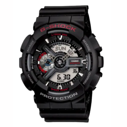 Casio G-shock GA-110-1A Black Resin Band Men Sports Watch